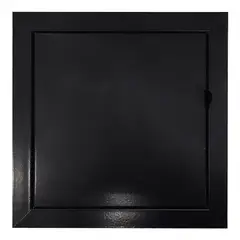LAMINAIRE - Tapa de Inspección Regular Aluminio y Lámina Galvanizada Palanca 15x15cm 6-pulg Negro