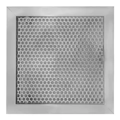 LAMINAIRE - Tapa Regular Aluminio Perforada Palanca 20X20 Gris