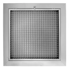 LAMINAIRE - Rejilla Vent Aluminio Persiana Cubos 30X30 Gris