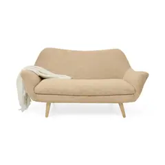 HOGAR VENECIA - Sofá Cannes En Tela 85x136x78 Beige