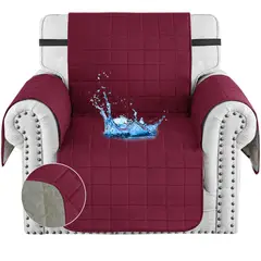 KARYTEX - Protector de Sofá 1 Puesto Gris - Vinotinto