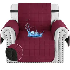 KARYTEX - Protector de Sofá 1 Puesto Negro - Vinotinto