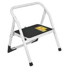 PRETUL - Escalera Tubular Plegable 1 Peldaños 91 Kilogramos de Resistencia