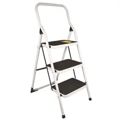 PRETUL - Escalera 1.2 m 3 P Tubular Plegable 91 kg
