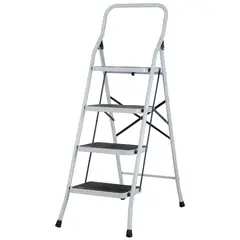 PRETUL - Escalera 1.4 m 4 P Tubular Plegable Acero 91 kg