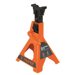 TRUPER - Torre para Auto x dos Piezas Capacidad de 3 Toneladas