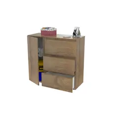INVAL - Cómoda Urbino 91X100X40 Amaretto