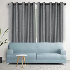undefined - Cortina Blackout Iris 200x230 Cm Gris