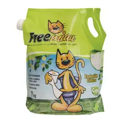 FREE MIAU - Arena Sanitaria Gato Aglomerante Mormorillonita Freemiau Cítrica 7kg
