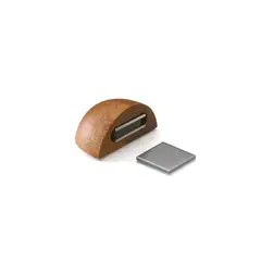 INOFIX - Tope Puerta Medialuna Magnético Madera