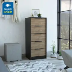 RTA DESIGN - Cómoda Kaia 5 Cajones 107X45X41.3 Wengue Miel