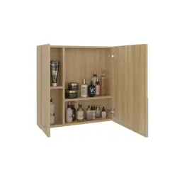 RTA DESIGN - Gabinete Con Espejo Barcelona 60X60X14.9 Miel