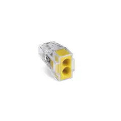 WAGO - Conector Eléctrico Resorte 2p Punto Test Amarillx100