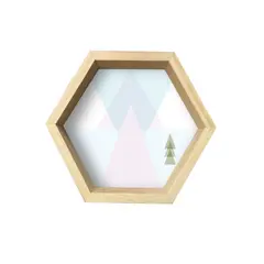 AREAS - Repisa Hexágono 35x31cm Geométrico