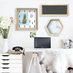 AREAS - Repisa Hexágono 35x31cm Pelícano