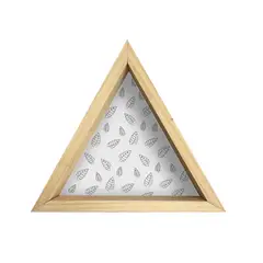 AREAS - Repisa Triangulo 35x31cm Hojas