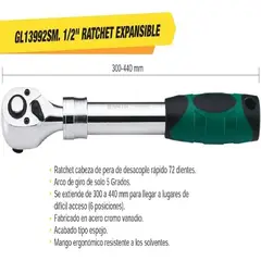 SATA - Ratchet Expansible 1/2pg