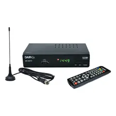 DAIRU - Decodificador Con Antena Cable HDMI Grabación Pvr