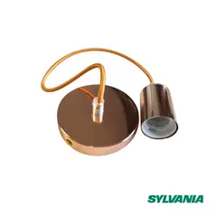 SYLVANIA - Luminaria Sylpendan Vintage E27 Dorado Con Cable