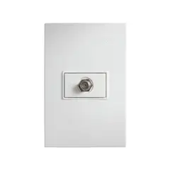 SIMON - Toma TV Coaxial Blanca