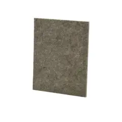 FIXSER - Fieltro Rectangular Marron 105X85Mm 1Und