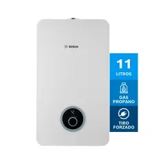 BOSCH - Calentador De Agua 11 Litros Tiro Forzado De Paso A Gas Natural Instant 2400 F