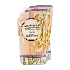 AROMASENSE - Jabón Líquido Doypack 800 Ml Avena X 2