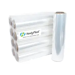 GENERICO - Set x 8 Rollo Stretch Film 50cm x 400m Calibre 6