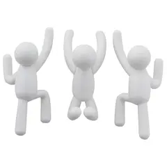 UMBRA - Percha Buddy x3 Blanco
