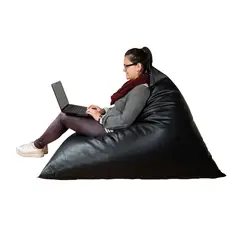 ESTILO RELAX - Puff Silla Edge Rocker Talla S Negro
