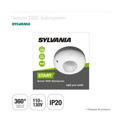 SYLVANIA - Sensor De Movimiento 360d Sobreponer