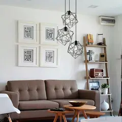ILUMECO - Lámpara Ori Espiral 3 Luz E27 Negro