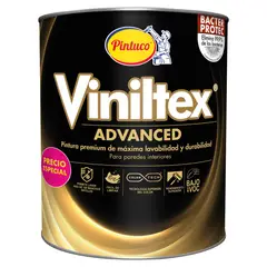 VINILTEX - Pintura para Interior Blanco 1 Galón Precio Especial
