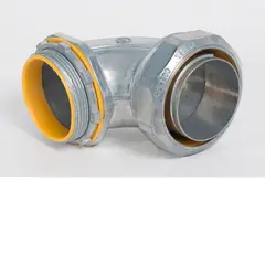 GENERICO - Conector Coraza Liquid Tight Curvo A 90 G 1/2-Pulg