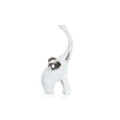 MARRES - Escultura Elefante 25.5 cm Plata Guinea