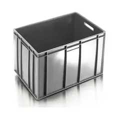 ESTRA - Caja Transparente Fondo Cerrado Pared Cerrada 60x40x41 cm