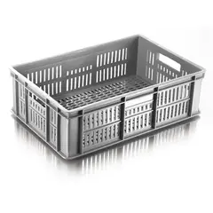 ESTRA - Caja Transparente Fondo Lineal Pared Lineal 60x40x18.5 cm