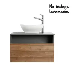 CORONA - Mueble Plus Vessel 70 Cm Stone Derecho
