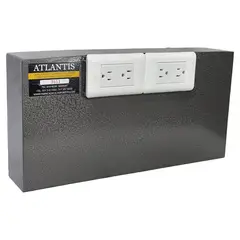 ATLANTIS - Caja Fuerte Caleta Secreta Invisible Tipo Toma Corriente 23 cm X 45 cm X 9 cm