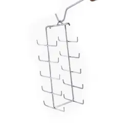 STEAK AND BEER - Torre Para Chorizos 5 Niveles Para Asador Tipo Barril 34 Cm