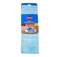 TASK - Repuesto Mopa Microfibra Azul sin Cabo 43cm