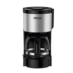 IMUSA - Cafetera Perfecta 6 Tazas Acero Inoxidable