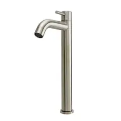 BOCCHERINI - Grifería Sencilla para Lavamanos en Acero Inoxidable Cromado