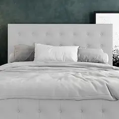 EKONOMODO COLOMBIA - Cabecero Capital para Cama Doble Gris Perla