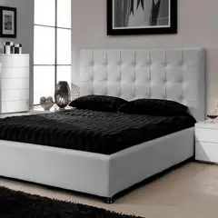 EKONOMODO COLOMBIA - Combo Ilusión Cabecero + Base Cama Doble Gris Perla