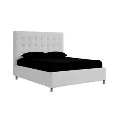 EKONOMODO COLOMBIA - Combo Ilusión Cabecero + Base Cama Doble Blanco Perla
