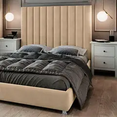 EKONOMODO COLOMBIA - Cabecero Natura para Cama Queen Taupe