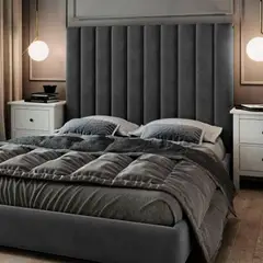 EKONOMODO COLOMBIA - Cabecero Natura para Cama Queen Gris Plomo