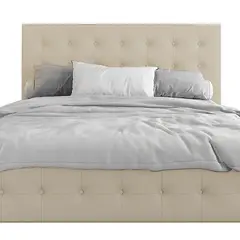EKONOMODO COLOMBIA - Cabecero Capital para Cama Doble Taupe