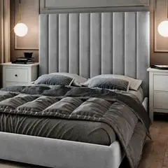 EKONOMODO COLOMBIA - Cabecero Natura para Cama Queen Gris Plata